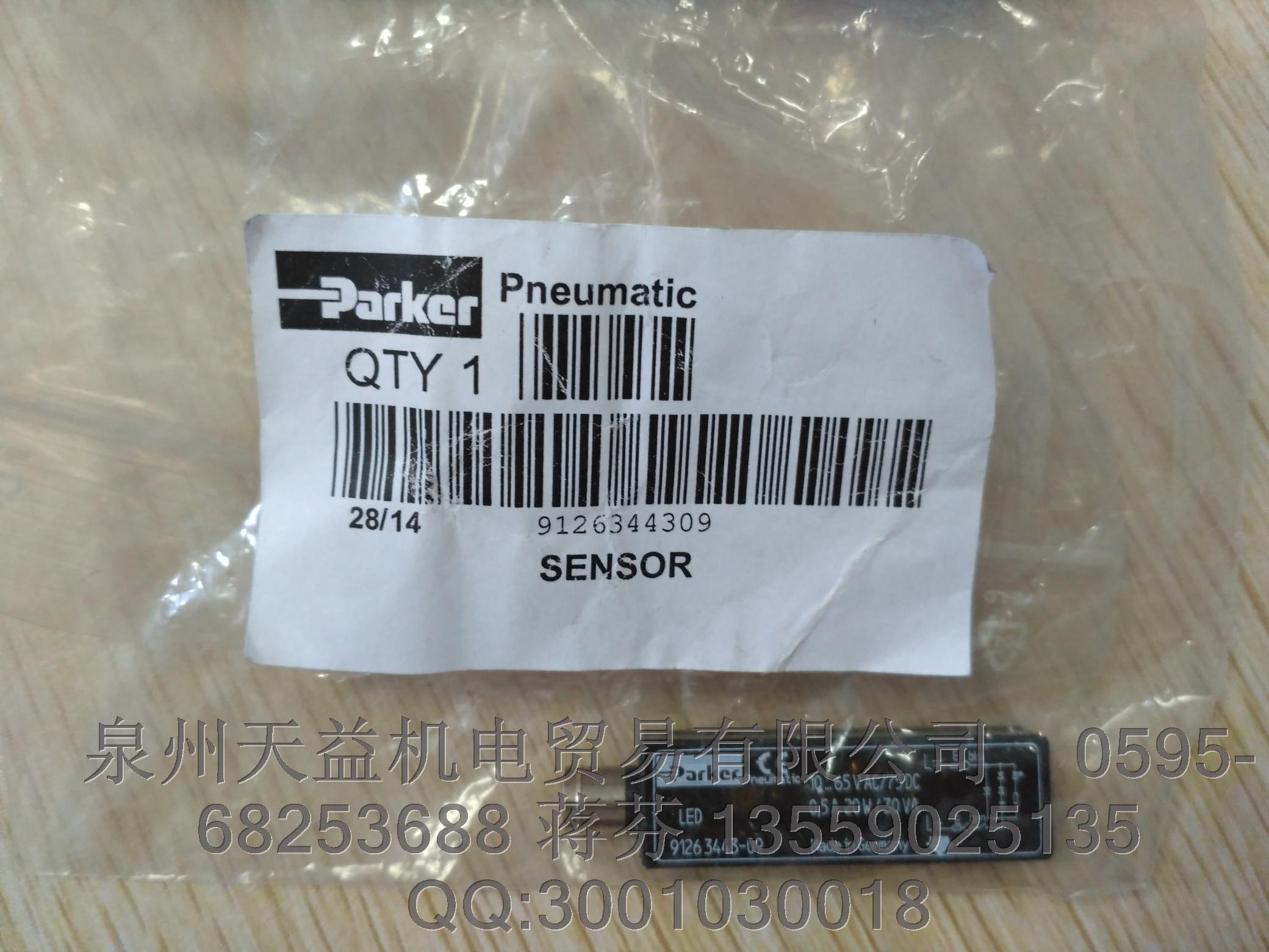 PARKER 9126344309 派克傳感器 總代理 