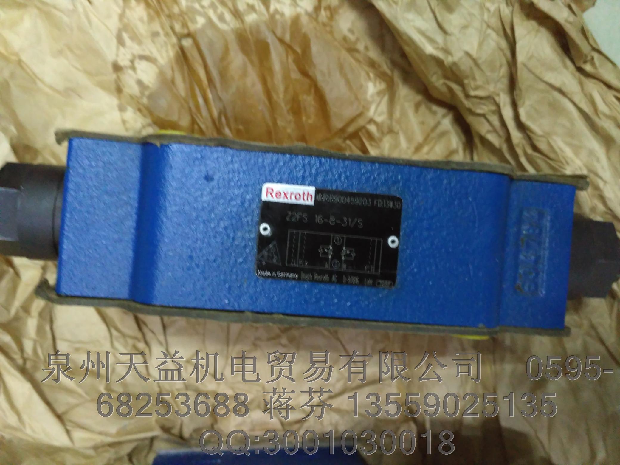 R900459203   Z2FS  16-8-31S   力士樂原裝
