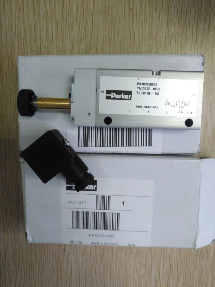PARKER電磁閥PA10312-0033現(xiàn)貨S9 581RF-1/8現(xiàn)貨原裝正品