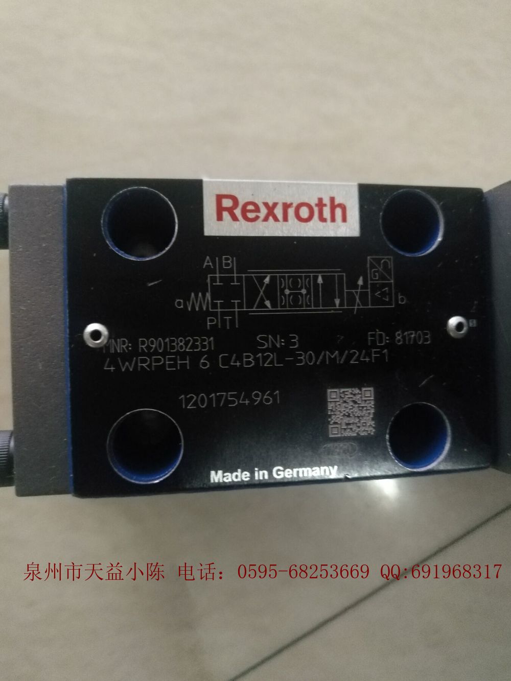 優(yōu)勢供應(yīng)力士樂REXROTH比例閥4WRPEH6C4B12L-3X/M24/F1  R901382331